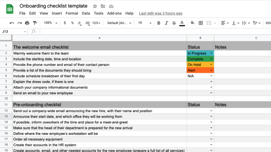 New Hire Onboarding Checklist 4 Excel Templates [2023]