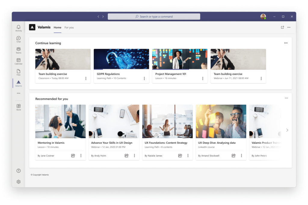 Valamis Product Buzz – Valamis App for Microsoft Teams