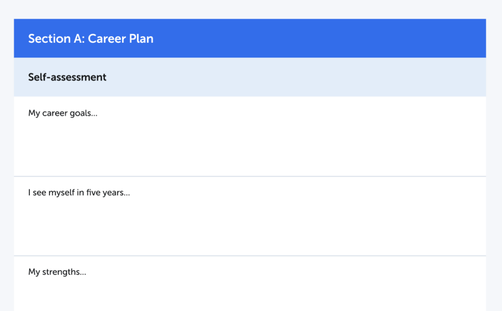 Career Development Plan INCLUDING TEMPLATE PDF